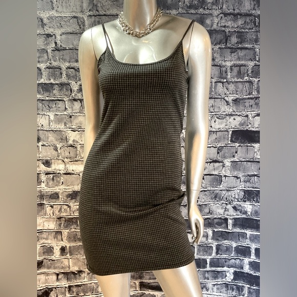 90s Goth Clueless Bodycon Check Mini Dress - Picture 11 of 13
